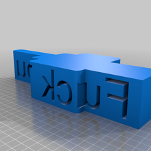 fu Mitte Finger 3d print model - Mito3D