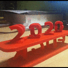 Scheiße 2020 Text 3d print model - Mito3D