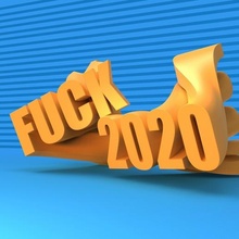 Mierda 2020 apagar ornamento año palabra barrer 3d print model - Mito3D