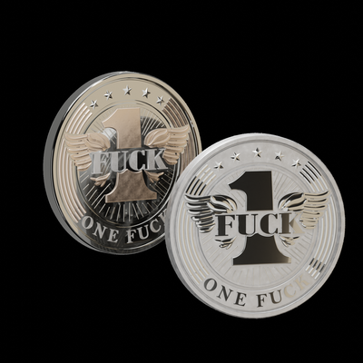 fuck coin funny meme 3d print model - Mito3D