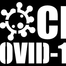 fuck covid-19 - stencil various covid corona virus 3d print model - Mito3D