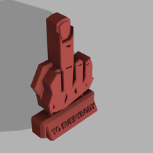 fuck decoration off office laugh text wish problem write hand 3d print model - Mito3D
