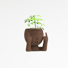 fuck monkey pot flowerpot pots monkeys flower flowers plants robert plant you 3d print model - Mito3D