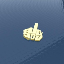 Mierda collar llave cadena Moda llavero dorado negro jodete mano logo 3d print model - Mito3D