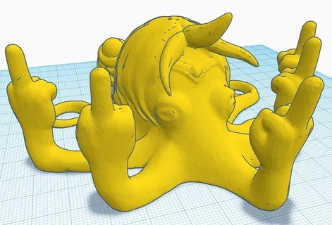 idiota lua chá luz conduziu polvo marinheiro criaturas 3d print model - Mito3D