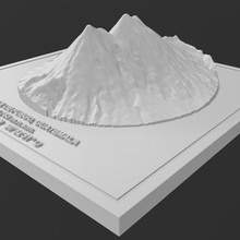 fuego Vulkan Guatemala Vulkane Vulkanier Vulkanologie Vulkangeschichten Vulkanleben Natur Linderung Topographie Berg montieren Feuer Photogrammetrie 3d 3d print model - Mito3D