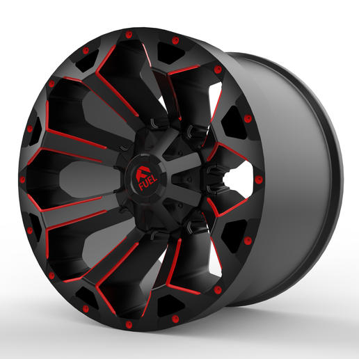 fuel assault wheel rim truck toyota 4 3D print model - Mito3D