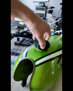 carburante cap kawasaki kx400 motociclo coperchio benzina 3d print model - Mito3D