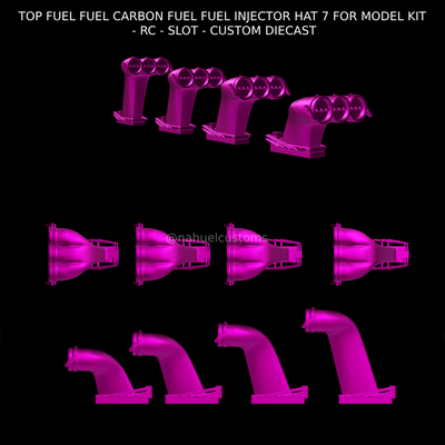 fuel carbon injector hat 7 model kit - rc slot custom diecast game drag racing r c dragster funny car pro mod modified outlaw stock truck 3d print model - Mito3D