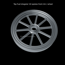 fuel dragster 10 spokes rim wheel 3d print model - Mito3D