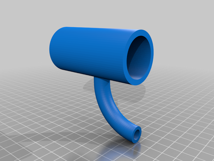 combustible tubo exocet envase soporte tarro tablero plastico empulgueras 3d impresión 3d print model - Mito3D