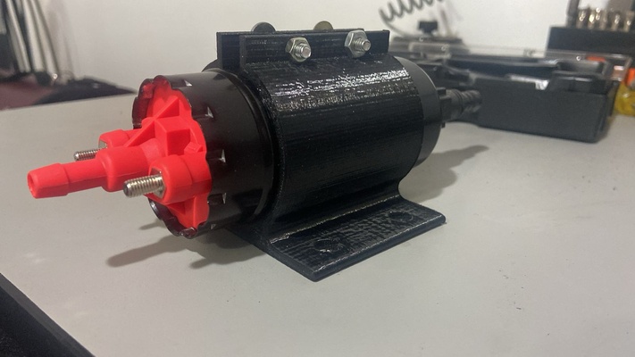 treibstoff pumpe halterung durchmesser 52 60 mm gadget extern reihe osias mostplus 60mm 52mm 3d print model - Mito3D