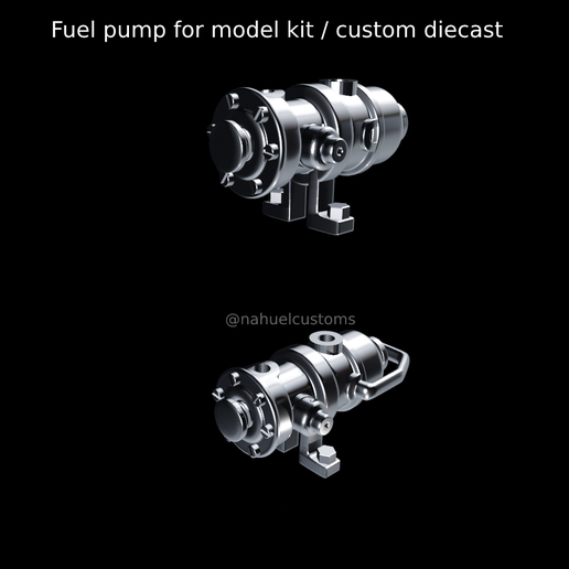 fuel pump model kit custom diecast rc slot hemi dodge 3D print model - Mito3D