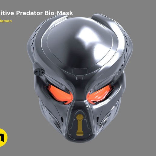 fugitive predator bio-mask various toy space movie mckenna mask laser kid film cosplay black biomask 2018 3D print model - Mito3D