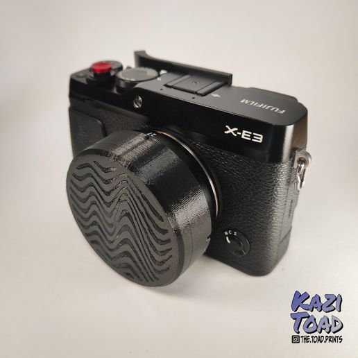 Fujifilm 27mm lens şapka gadget Fuji kamera 3D print model - Mito3D