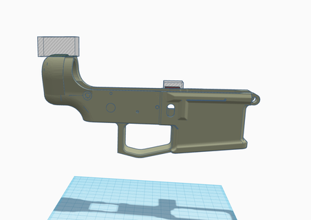 full airsoft speedsoft hpa upper lower airsoft reciever toy  3d print model - Mito3D