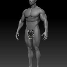 t-800 full body art nsfw sculptures 3d print model - Mito3D