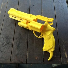 tamanho completo hawkmoon jogo pistola de trabalho-recursos handcannon arma 3d print model - Mito3D