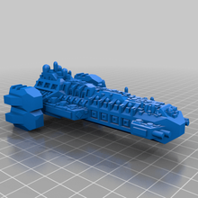 full thrust fleet 1 game toy accessories tiny starships 3d print model - Mito3D
