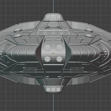 full thrust starship miniature game cruiser 3d print model - Mito3D