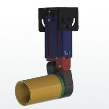 tamamen ayarlanabilir eklemli güvenlik kamera binmek araç elektronik 3d print model - Mito3D