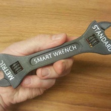 komplett montiert 3d-druckbare smart Schraubenschlüssel tool remixchallenge hand-Werkzeuge Geschenk gag verstellbarer adjustable end wrench 3d print model - Mito3D