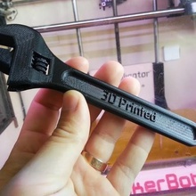 fully assembled wrench tool key scroll wheel 3d print model - Mito3D