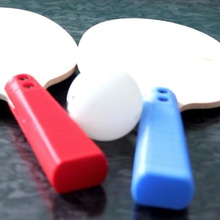 fully fabbable tennis table paddles game 3d print model - Mito3D