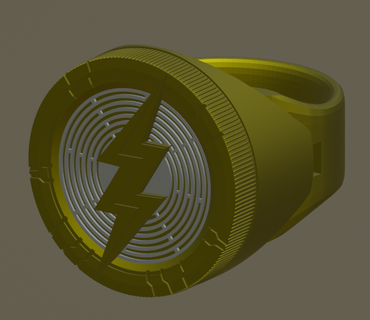 completamente funcional destello anillo película 3d print model - Mito3D