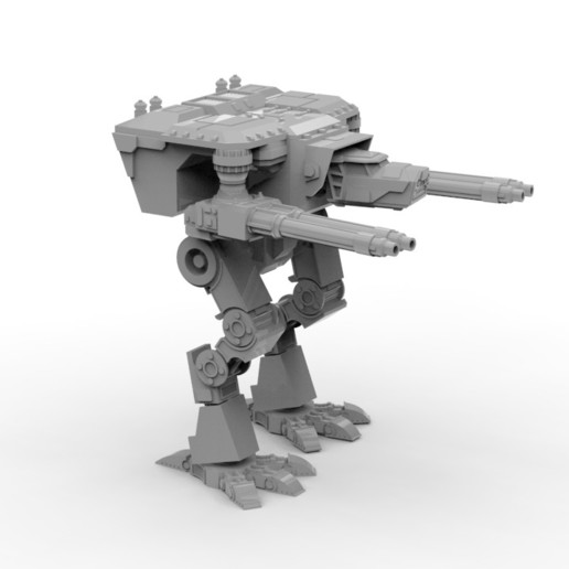 completamente monouso wardog titanic robot gioco giochi warhammer 40k titan 3D print model - Mito3D