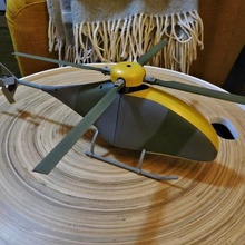 entièrement imprimables à pas de collectif hélicoptère rc jeu cp la radio distance 3d print model - Mito3D