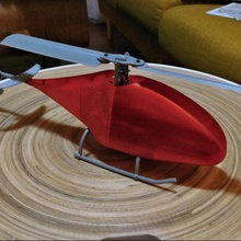 vollständig bedruckbar fixed pitch rc Hubschrauber Spiel helicoptre Fliegen die Modellierung hobby 3d print model - Mito3D