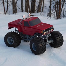 completamente stampabile monster truck vari rc auto monstertruck 3d print model - Mito3D