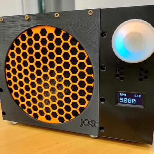 humo extractor v2 herramienta vapores fumar soldar electrónica 3D print model - Mito3D