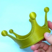 la diversión 3d rey de corona moda sombrero real 3d print model - Mito3D