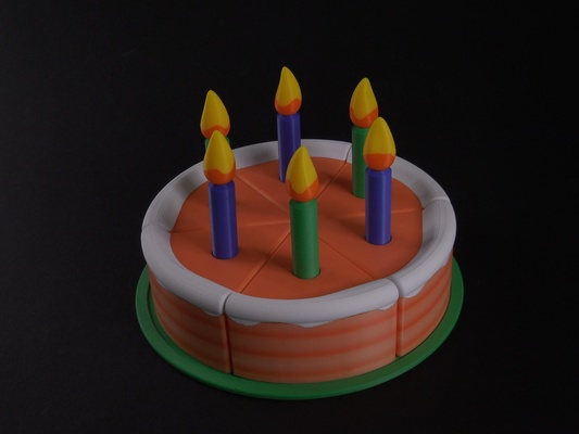 fun kitchen birthday cake game caketoy 3d print model - Mito3D