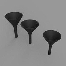 Diversão l's 014 completo coleção funil utensílios domésticos Projeto arte cozinha 3d print model - Mito3D