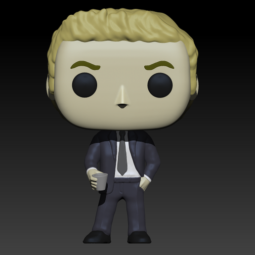 funco barney stinson - meet mother art funko funkopop himym awesome perfect 3D print model - Mito3D