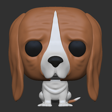 funco perro Arte mascota funko 3d print model - Mito3D