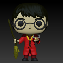 funco atormentar oleiro arte funko pop Rowling Magia Magos mapa quadribol 3d print model - Mito3D