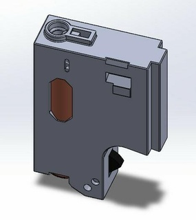 işlevsel airsoft baskı atış kabuğu stanag m4 mag adaptör dmr kısa 3d print model - Mito3D