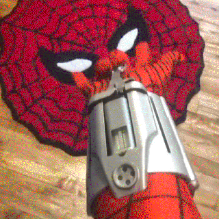 funcional clásico 1960's araña hombre web tirador webshooter cosplay apuntalar trabajando webshooters tiradores spider man maravilla encendedor 3d print model - Mito3D