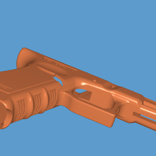 funcional glock 18 pistola herramienta revólver armas 3d print model - Mito3D