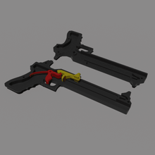 funcional pistola de juguete juego arma fuego glock elástica 3d print model - Mito3D