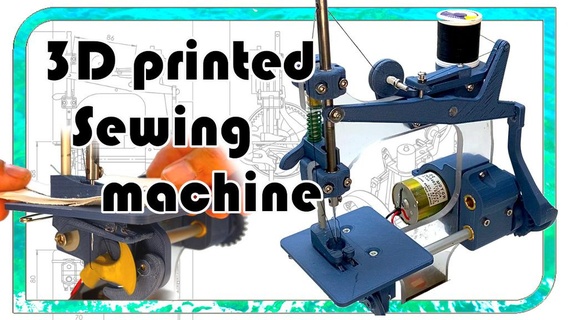 fonctionnement DIY couture machine chaîne point crochet outils Elna nhmaschine chanteur machines 3d print model - Mito3D