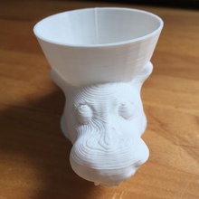 funcup cow drinking home 3d print model - Mito3D