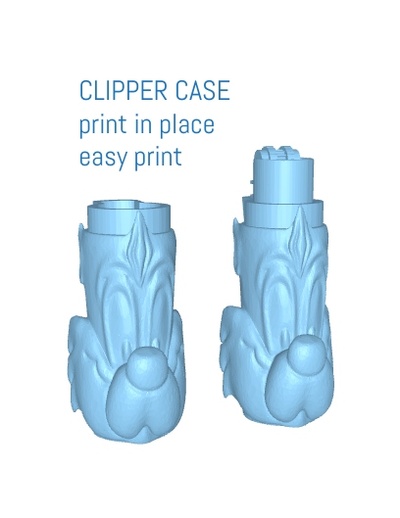 funda clíper fácil impresión toons in sitio fdm sla paraca personalizar tu mechero 3d print model - Mito3D