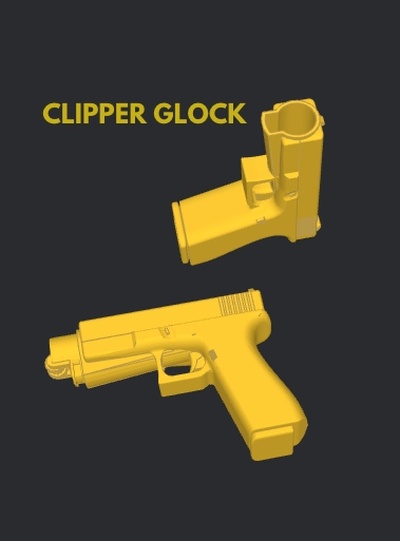 funda mechero tosquiadeira impressão in colocar fácil situ glock 19 caso fdm sla 3d print model - Mito3D