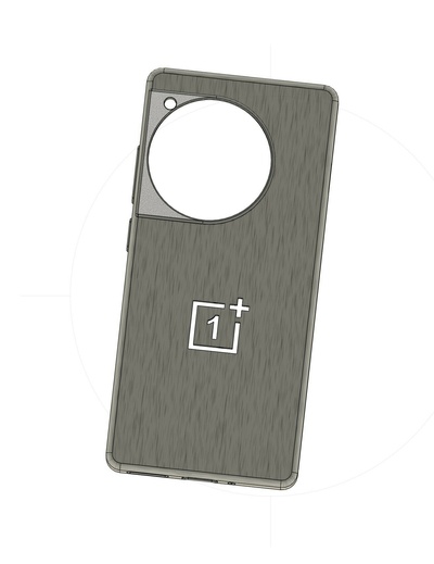 funda oneplus 12r logotipo 1 movil móvel phone carcasa caso bainha tpu flexível 3d print model - Mito3D