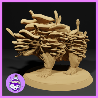 fongique bête champignon myconid ours monstre créature spore sporeline ttrpg dnd donjons Dragons miniature éclaireur 3d print model - Mito3D